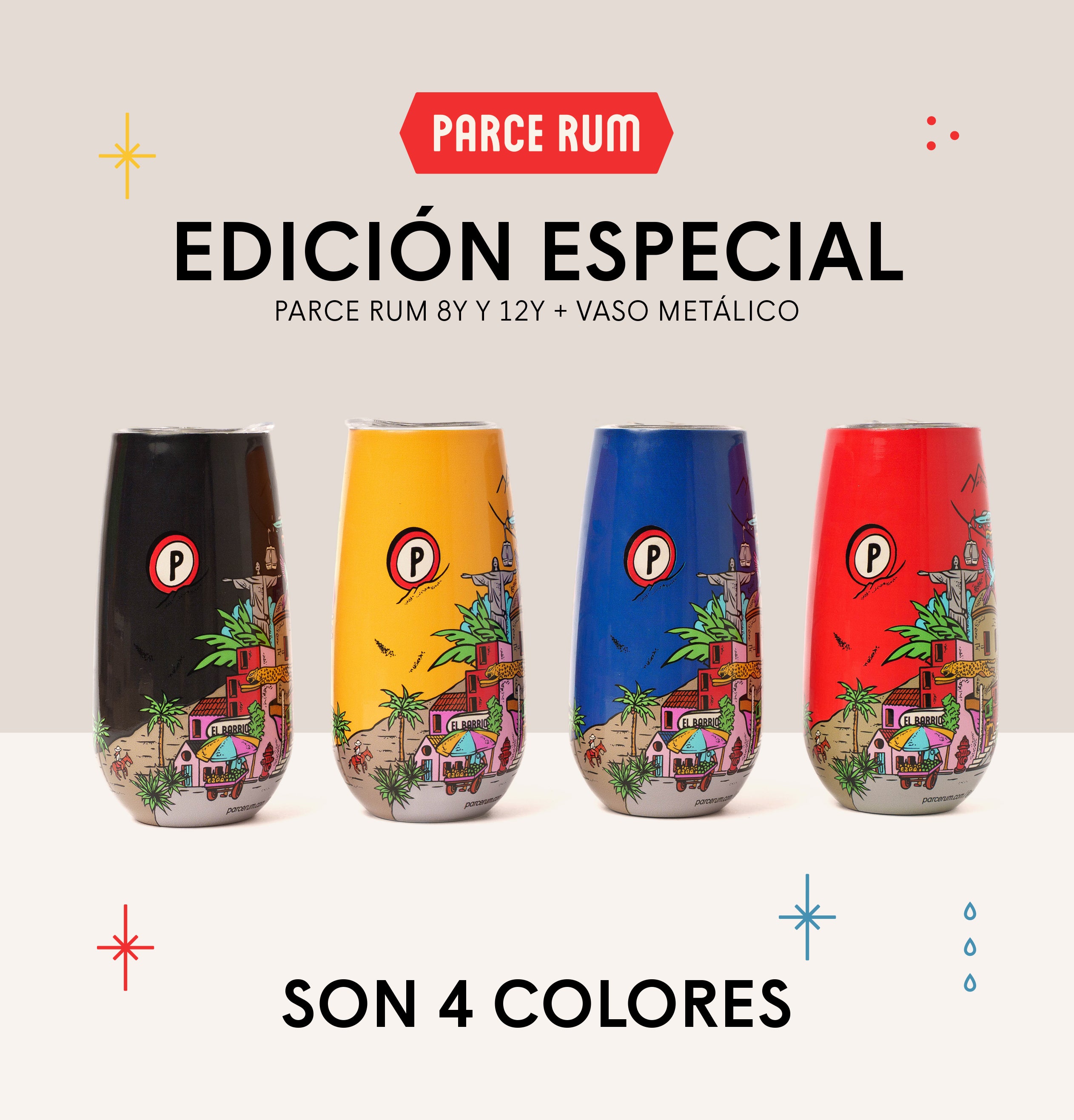 Edición especial 12Y + Parce Cup.