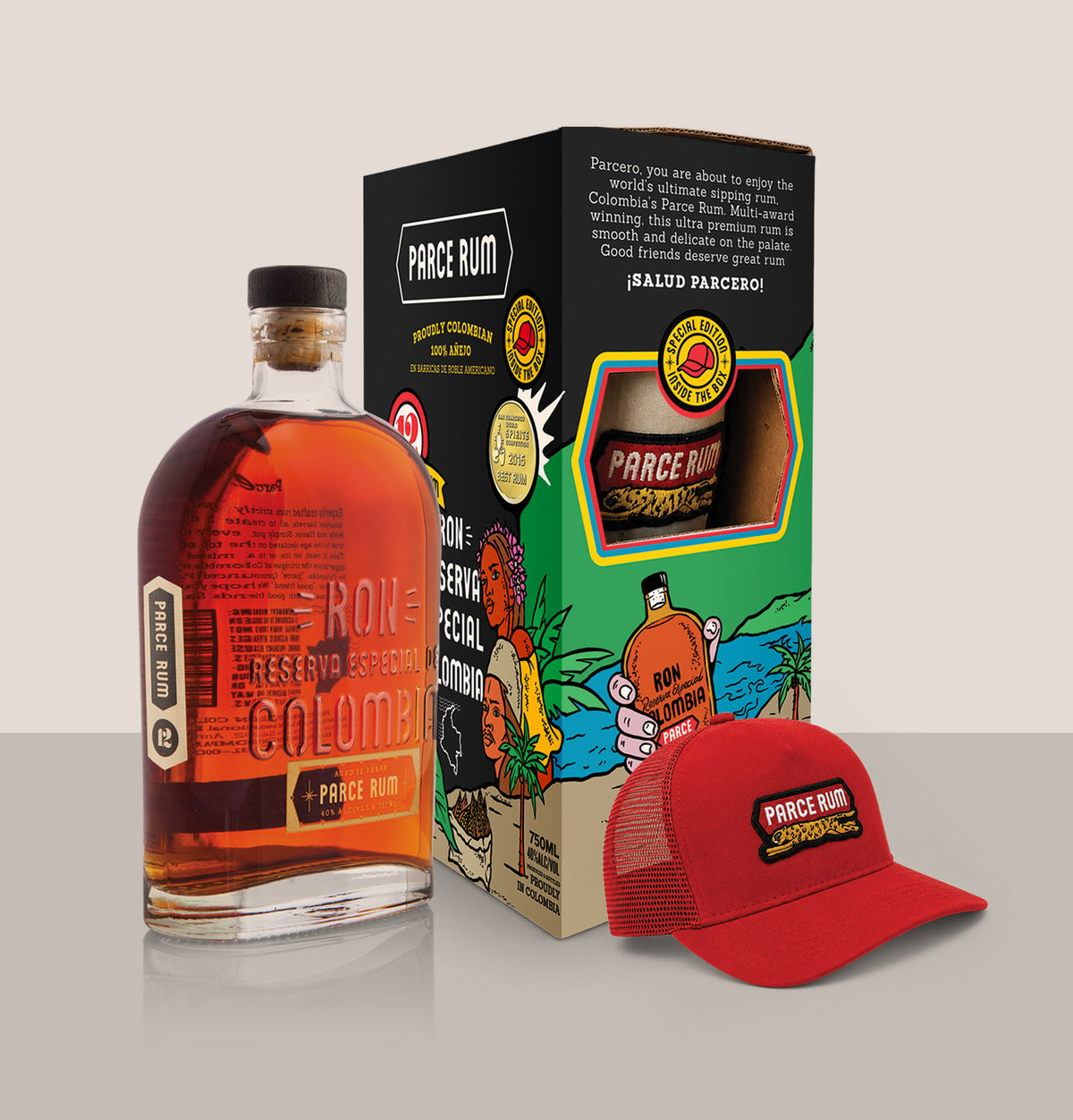 PARCE RUM 12 AÑOS – GORRA EDICIÓN ESPECIAL